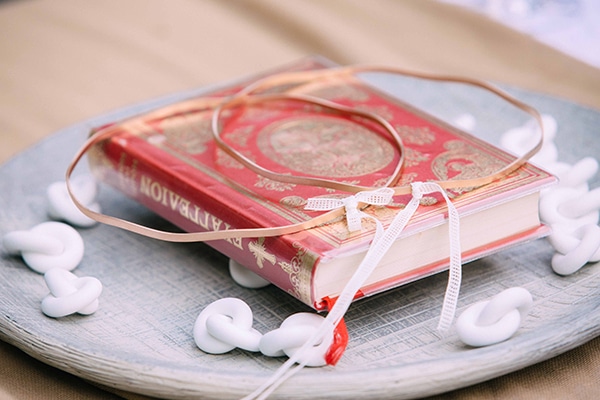 Laka Luka ροζ χρυσα στεφανα γαμου