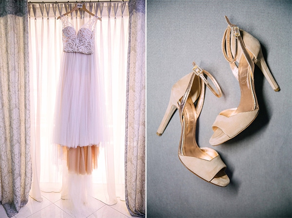 Μπεζ νυφικα πεδιλα