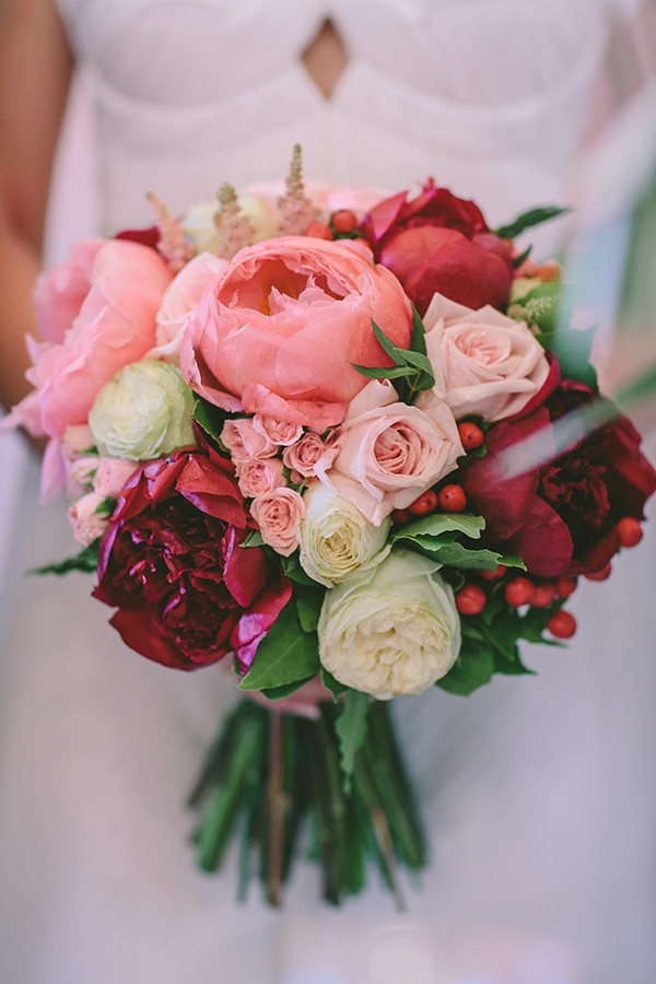 Νυφικη ανθοδεσμη για καλοκαιρινο γαμο