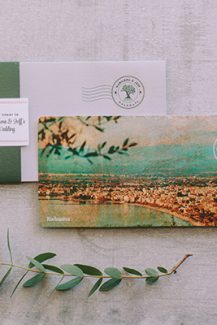 Προσκλητηρια γαμου με θεμα το ταξιδι