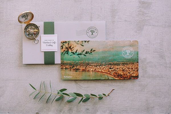 Προσκλητηρια γαμου με θεμα το ταξιδι