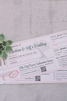 Πρωτοτυπα προσκλητηρια boarding pass