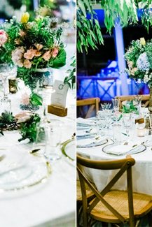 Elegant και ρουστικ διακοσμηση δεξιωσης