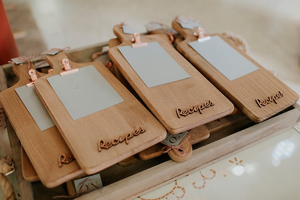 Μπομπονιέρα καδράκι για συνταγές