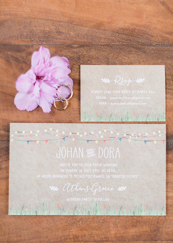 Ρουστικ προσκλητηρια γαμου Ρουστικ προσκλητηρια γαμου