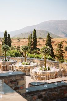 Στολισμος δεξιωσης με organic details