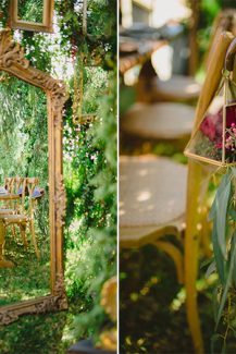 Στολισμος δεξιωσης με χρυσες λεπτομερειες