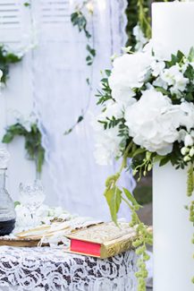 Chic – ρομαντικός στολισμός τελετής γάμου