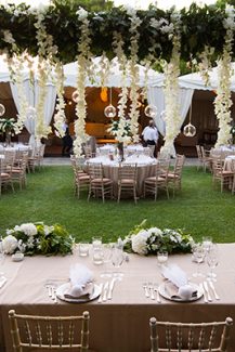 Chic elegant διακοσμηση δεξιωσης