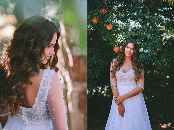 Νυφικό χτένισμα με μπούκλες