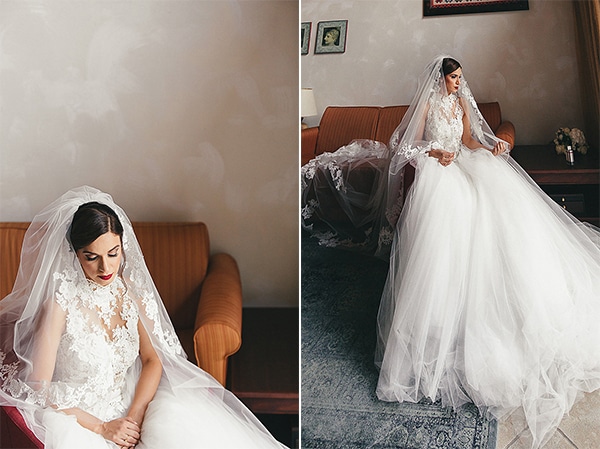 Τουλινο μακρυ νυφικο πεπλο Τουλινο μακρυ νυφικο πεπλο