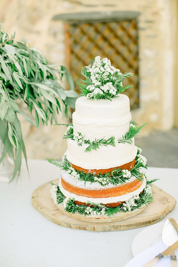 Ρουστικ τουρτα γαμου Ρουστικ τουρτα γαμου