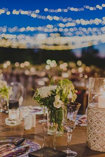 Elegant και ρομαντικος στολισμος δεξιωσης