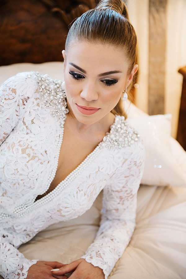 Νυφικο μακιγιαζ σε nude-ροδακινι αποχρωσεις