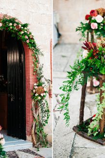 Στολισμος εκκλησιας με πρασιναδα και ανθη