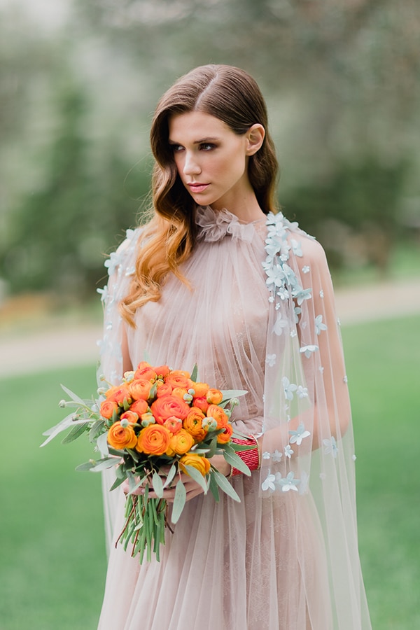 Wavy χτένισμα νύφης