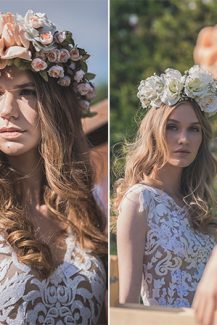 Στεφανακι με λουλουδια