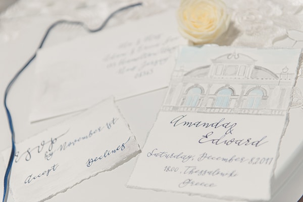 Προσκλητήρια γάμου με watercolor μοτίβο Προσκλητήρια γάμου με watercolor μοτίβο