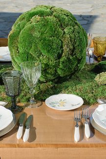 Στολισμος δεξιωσης με moss runners