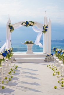 Στολισμος του χωρου της τελετης