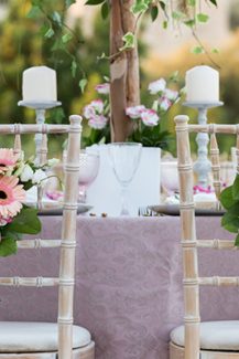 Διακοσμηση δεξιωσης με chic λεπτομερειες