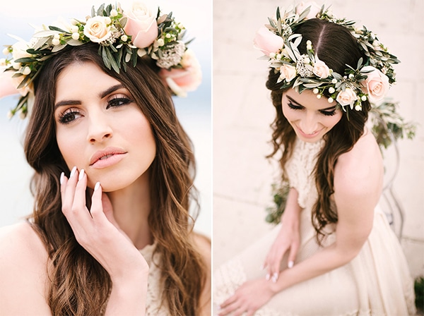 Χαλαρό νυφικό χτένισμα