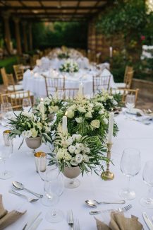 Organic minimalistic στολισμος δεξιωσης