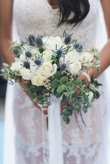 Ξεχωριστή νυφική ανθοδέσμη