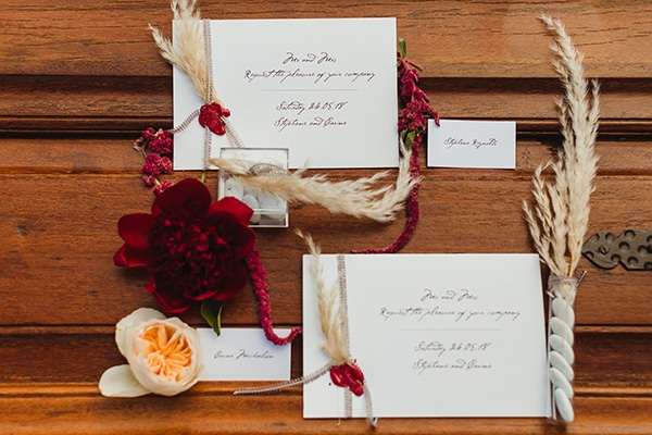 Boho chic προσκλητήρια για γάμο Boho chic προσκλητήρια για γάμο