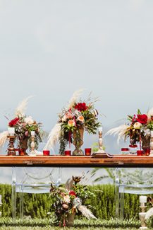 Boho chic διακοσμηση δεξιωσης γαμου