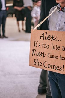 Πινακιδα γαμου για τα παρανυφακια