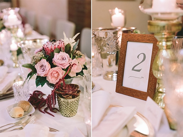 Κορνιζα με τον αριθμο του τραπεζιου