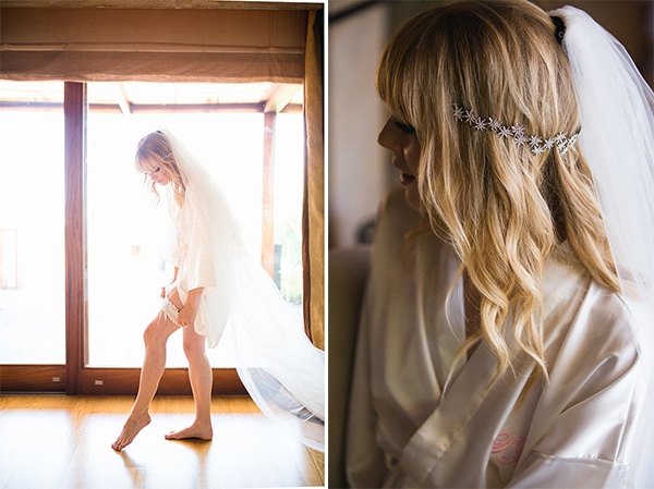 Νυφικό χτένισμα με αξεσουάρ από αστεράκια