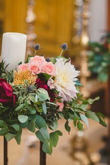 Στολισμος λαμπαδας γαμου