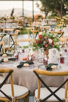 Ρουστικ διακοσμηση δεξιωσης με μεσογειακα στοιχεια