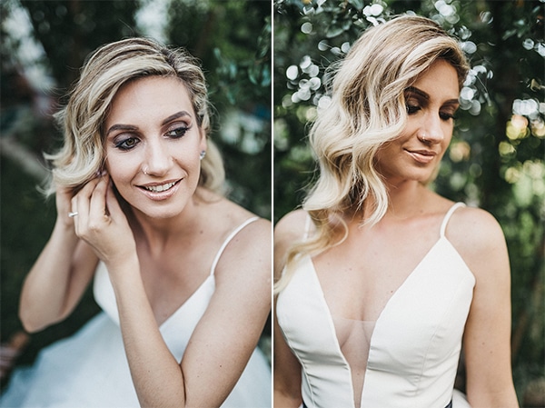 Wavy νυφικό χτένισμα