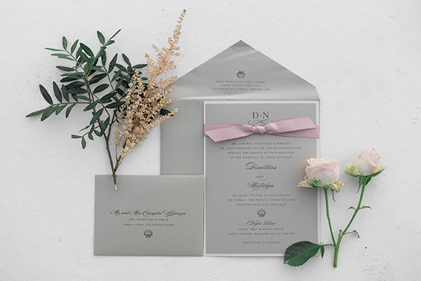 Προσκλητήρια γάμου για έναν elegant γάμο