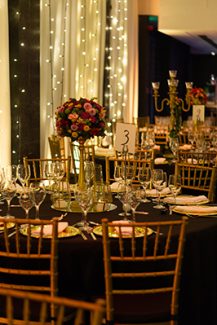 Στολισμος δεξιωσης με elegant chic λεπτομερειες