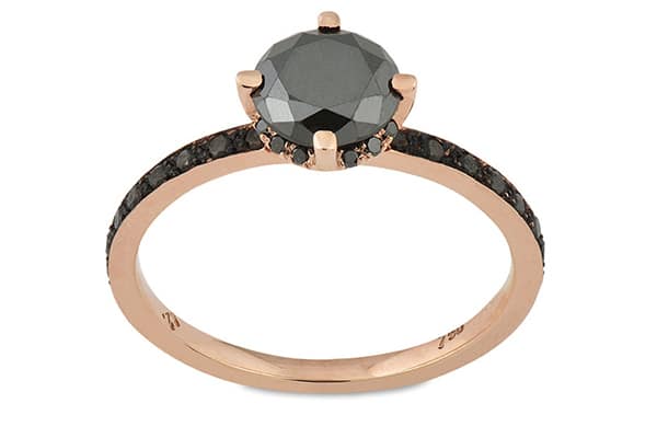 Ιδιαίτερα μονόπετρα απο ροζ χρυσό