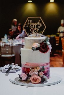 Ρομαντική τούρτα γάμου