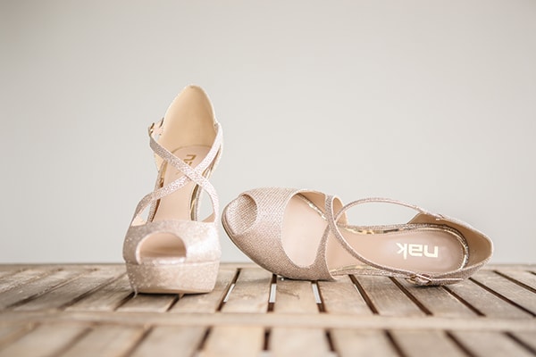 Νυφικά παπούτσια σε nude αποχρώσεις