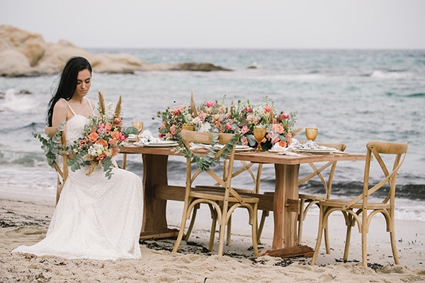Ρομαντικό styled shoot στην παραλία