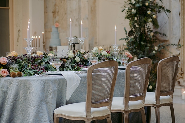 Vintage διακοσμηση δεξιωσης