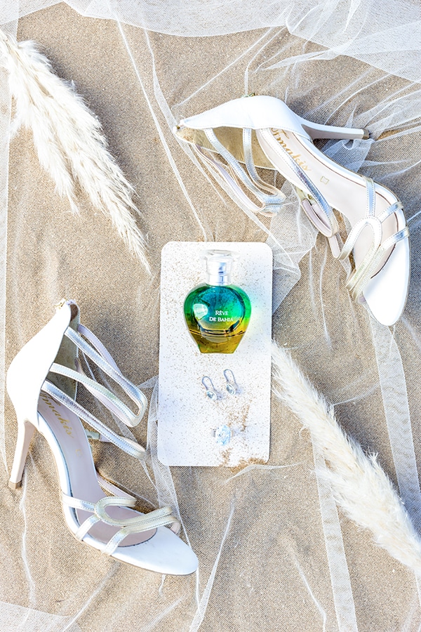 Νυφικά πέδιλα σε λευκό χρώμα