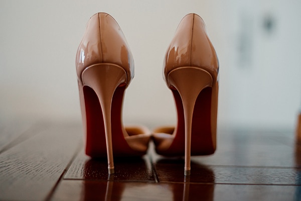 Λουστρίνι νυφικά παπούτσια