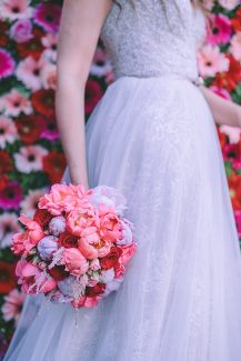 Ρομαντική νυφική ανθοδέσμη