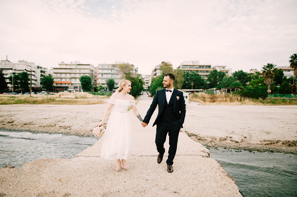 Ανοιξιάτικος πολιτικός γάμος στη Θεσσαλονίκη | Εύα & Μάριος