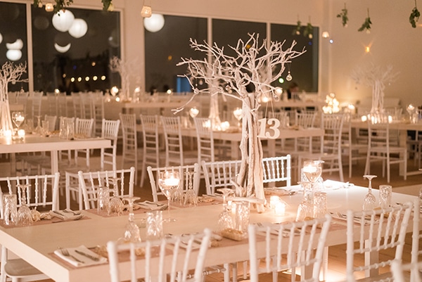 Αρίθμηση τραπεζιών σε ρουστίκ ύφος