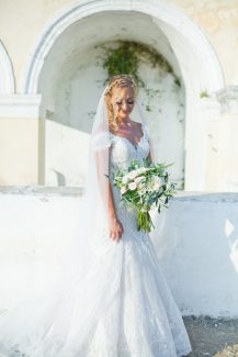 Ρομαντικο νυφικο φορεμα