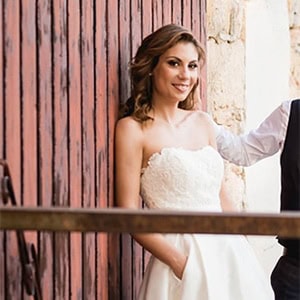 Ρομαντική next day φωτογράφιση με φόντο το φυσικό τοπίο